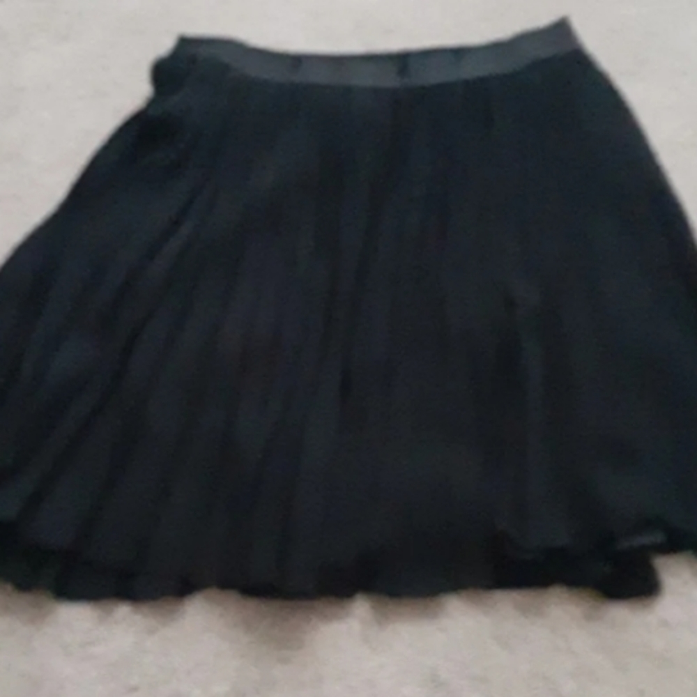 All Black Ruffle Skirt